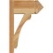 Ekena Millwork Legacy Arts & Crafts Rough Sawn Outlooker, Western Red Cedar, 8"W x 16"D x 24"H OUT08X16X24LEC03RWR - alternate 3